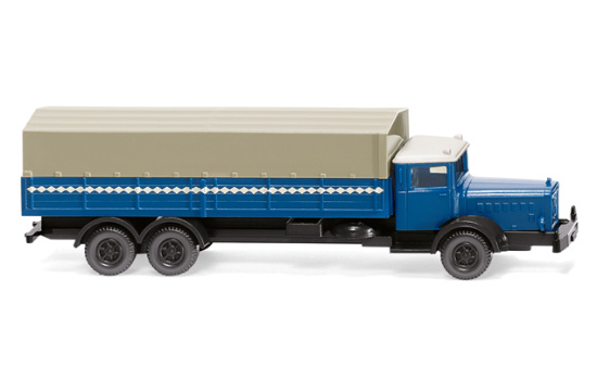 Wiking 094306 Pritschen-Lkw (MB L 10000) - azurblau 1:160