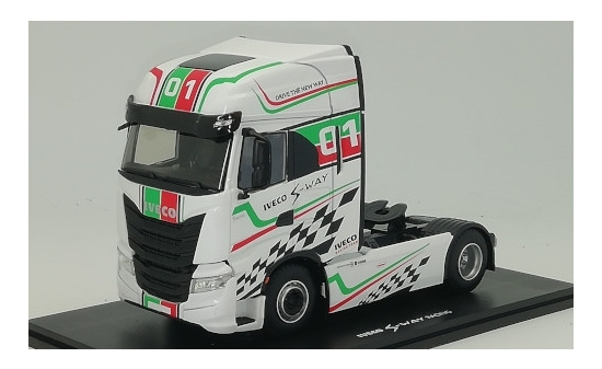 Eligor 116768 Iveco S-Way S570 Racing, weiss/Dekor, No.01, Iveco Racing Team 1:43