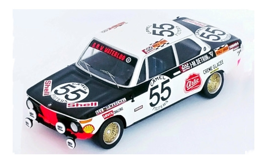 Trofeu RRBE22 BMW 2002, No.55, BMW Waterloo, 24h Spa Francorchamps , R.Derom/J-M.Detrin, 1972 1:43