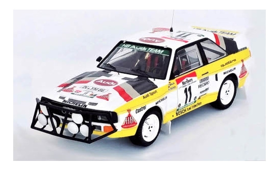 Trofeu RRCI03 Audi Sport quattro, No.11, HB Audi Team, Rallye WM, Rally Bandama, F.Braun/A.Fischer, 1985 1:43