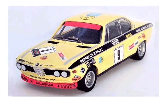 Trofeu RRDE27 BMW 2800 CS, No.9, 6h Nürburgring, H.P.Joisten/W.Treser, 1971 1:43
