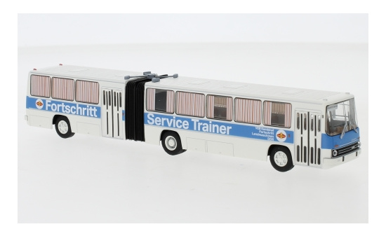 Brekina 59756 Ikarus 280.03, weiss/blau, Fortschritt Service , Gelenkbus, 1976 1:87