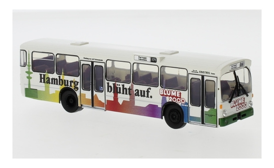 Brekina 50792 Mercedes O 305, HHA - Blume 2000, Stadt-Linienbus (VÖV), 1975 1:87