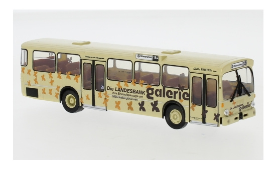 Brekina 50794 Mercedes O 305, HHA - Landesbank Galerie, Stadt-Linienbus (VÖV), 1975 1:87