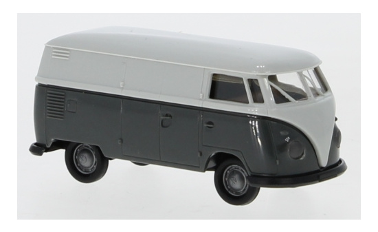 Brekina 32727 VW T1b Kasten, hellgrau/dunkelgrau, Economy, 1960 1:87