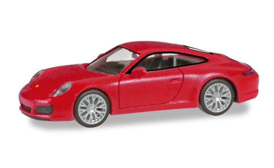 Herpa 028639-002 Porsche 911 Carrera 4S, indischrot 1:87