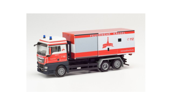Herpa 095952 MAN TGX XLX Wechsellader-LKW Feuerwehr Kassel / Umweltschutz - Vorbestellung 1:87