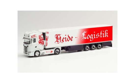 Herpa 312950 Scania CS 20 HD Kühlkoffer-Sattelzug Heide Logistik
(Niedersachsen/Kirchlinteln) - Vorbestellung 1:87