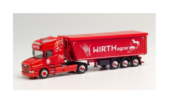 Herpa 313018 Scania Hauber TL Stöffelliner-Sattelzug Wirth Agrar (Bayern/Illertissen) - Vorbestellung 1:87