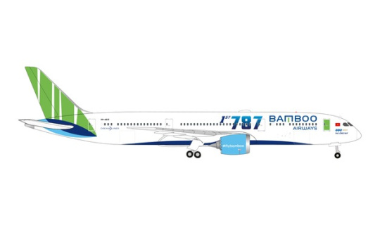Herpa 534994 Bamboo Airways Boeing 787-9 Dreamliner, 