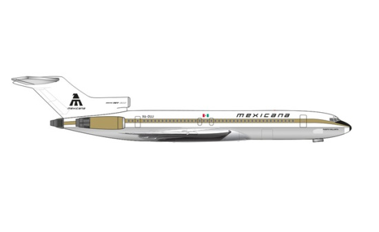 Herpa 535052 Mexicana de Aviación Boeing 727-200 - Centenerary Series - 