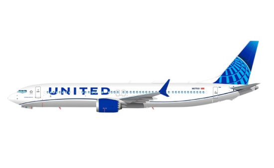 Herpa 613149 United Airlines Boeing 737 Max 9 - Vorbestellung 1:200