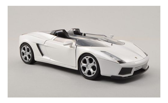 Motormax 73365MET-WHITE Lamborghini Concept S, metallic-weiss 1:24