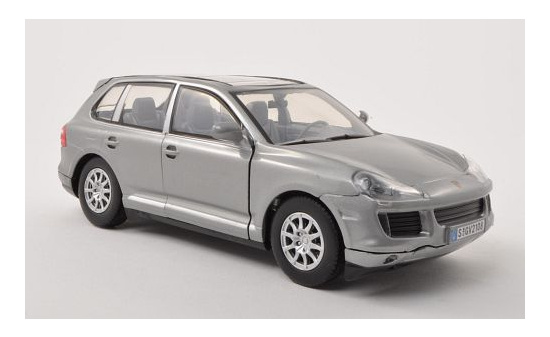 Motormax 73344MET-GREY Porsche Cayenne (9PA), metallic-grau, ohne Vitrine, 2008 1:24