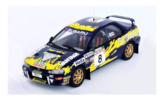 Trofeu RRNZ06 Subaru Impreza 555, No.8, Rallye WM, Rally Neuseeland, P.Bourne/R.Vincent, 1997 1:43