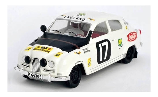 Trofeu RRKE03 Saab 96, No.17, East African Safari Rally, P.Moss-Carlsson/J.Mayers, 1964 1:43