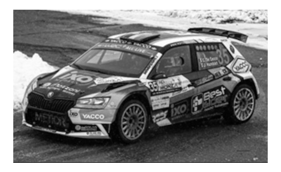 IXO RAM778 Skoda Fabia R5 Evo, No.35, WRC, Rallye Monza, C. De Cecco/J.Humblet, 2020 - Vorbestellung 1:43