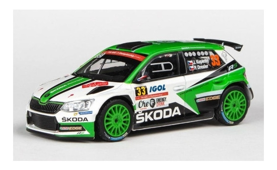 Abrex 143XAB-605RC Skoda Fabia III R5, No.33, Che Guevara Energy Drink, Rallye WM, Tour de Corse, J.Kopecky/P.Dresler, 2017 1:43