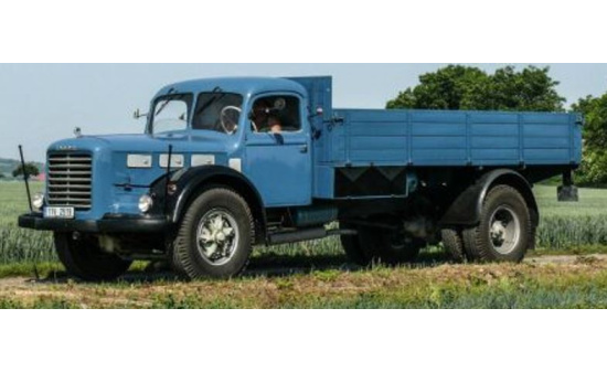 Premium ClassiXXs 47129 Skoda 706 R, blau/schwarz, Pritsche, 1952 1:43
