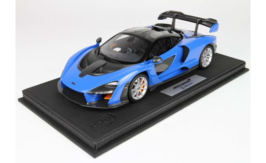 BBR P18149C1 McLaren Senna 2018 - Azura Blue 1:18