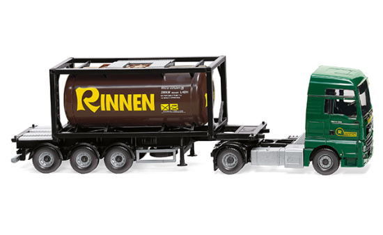 Wiking 053606 Tankcontainersattelzug 20' (MAN TGX Euro 6c) 