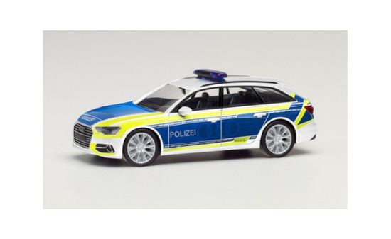Herpa 096058 Audi A6 Avant Polizei / Audi Vorführfahrzeug - Vorbestellung 1:87
