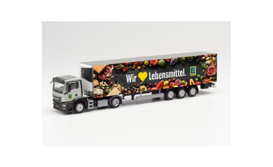 Herpa 313254 MAN TGS NN Kühlkoffer-Sattelzug EDEKA - Vorbestellung 1:87