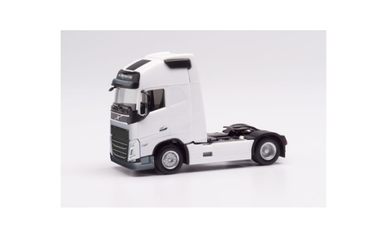 Herpa 313360 Volvo FH Gl. XL 2020 Basic Zugmaschine, weiß 1:87