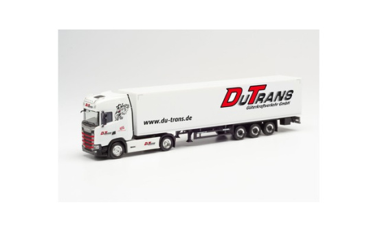 Herpa 313490 Scania CS 20 HD Koffer-Sattelzug Du-Trans / German Truck Driver (Niedersachsen/Hannover) 1:87