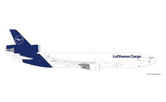 Herpa 535212 Lufthansa Cargo McDonnell Douglas MD-11F D-ALCD - Vorbestellung 1:500