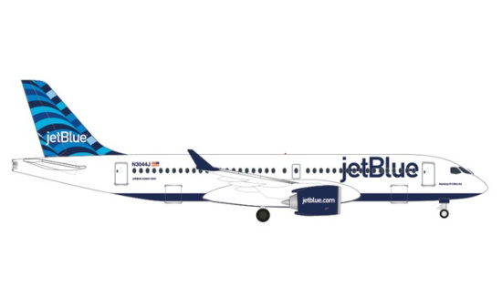 Herpa 535298 JetBlue Airbus A220-300 - Hops tail design N3044J - Vorbestellung 1:500