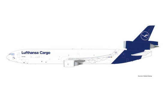 Herpa 613224 Lufthansa Cargo McDonnell Douglas MD-11F D-ALCD - Vorbestellung 1:200