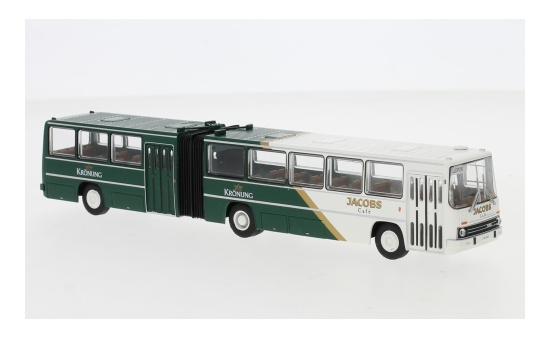 Brekina 59755 Ikarus 280.03 Gelenkbus, Leipzig - Jacobs Krönung, 1990 1:87