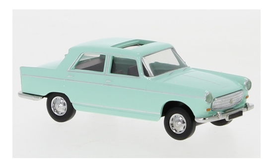 Brekina 29024 Peugeot 404, hellgrün, Schiebedach offen, 1961 1:87