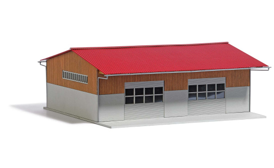 Busch 1901 Moderne Bergehalle - Vorbestellung 1:87
