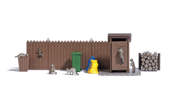 Busch 7922 A-Set: Waschbären - Vorbestellung 1:87