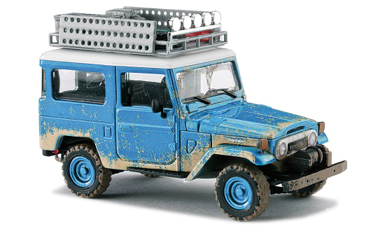 Busch 43023 Toyota Land Cruiser J4, blau - Vorbestellung 1:87