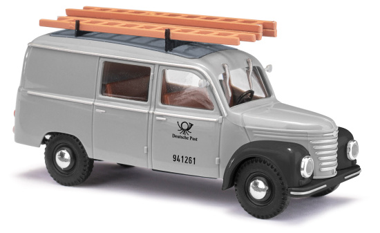 Busch 51283 Halbbus, Deutsche Post, grau - Vorbestellung 1:87