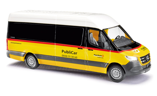 Busch 52613 Sprinter, Postbus Schweiz - Vorbestellung 1:87