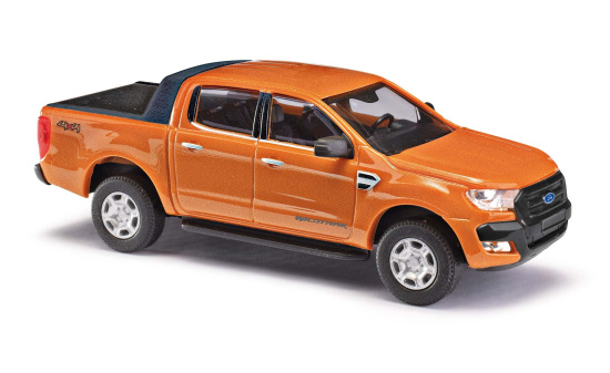 Busch 52804 Ford Ranger, Orange/Wildtrak 1:87