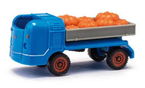 Busch 211003212 Multicar M21 blau mit Kürbiss 1: