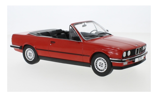 MCG 18151 BMW 325i (E30) Cabriolet, rot, 1985 1:18