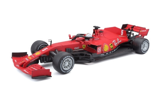 Bburago 18-16808V Ferrari SF1000, No.5, Scuderia Ferrari, Formel 1, GP Österreich, S.Vettel, 2020 1:18