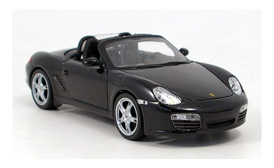 Welly 22479black Porsche Boxter S, Cabrio, schwarz, ohne Vitrine 1:24