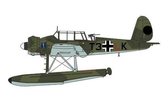 Oxford AC108 Arado 196, Bordfliegerstaffel 196, Bismarck, 1941 1:72
