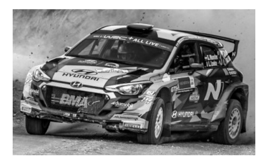 IXO RAM762LQ Hyundai i20 R5, No.36, Rallye WM, Rallye Estonia, G.Munster/L.Louka, 2020 1:43