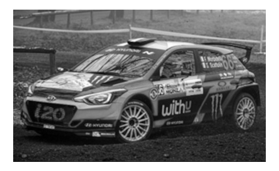 IXO RAM780LQ Hyundai i20 R5, No.66, WRC, Rallye Monza, F.Morbidelli/S.Scattolin, 2020 1:43