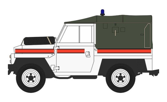 Oxford OXF43LRL010 Land Rover Lightweight - RAF Police Akrotiri 1:43