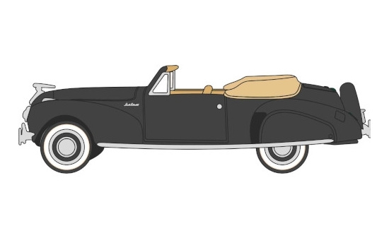 Oxford 87LC41006 Lincoln Continental, schwarz, 1941 1:87