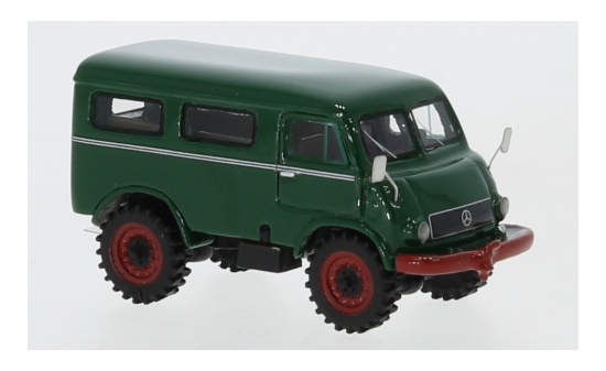 BoS-Models 87756 Mercedes Unimog 402 - dunkelgrün - 1956 1:87